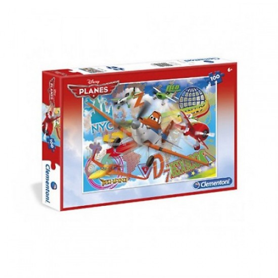Puzle Clementoni Aircraft Dusty Faster Puzzle 100 pcs 07229
