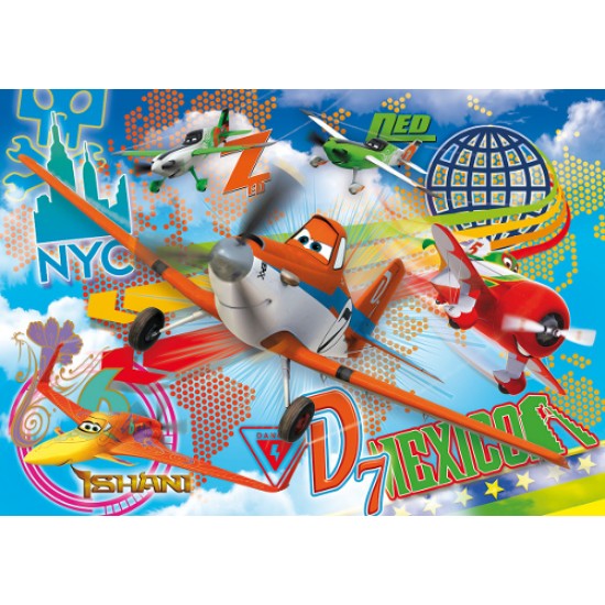 Puzle Clementoni Aircraft Dusty Faster Puzzle 100 pcs 07229