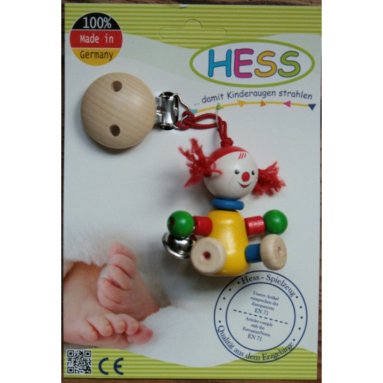 Koka piekarama rotaļlieta Hess Wooden Clip Figure Lucie 12717