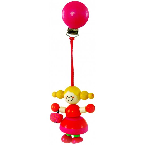 Koka piekarama rotaļlieta Hess Wooden Clip Figure Eloisa 12780
