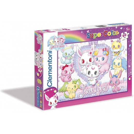 Puzle 60 gab. Clementoni Puzzle Jewel Pets 60 pcs 26859