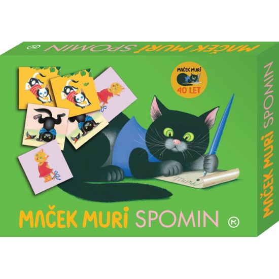 Atmiņu spēle kaķi Clementoni Muri The Cat Memory 24 Couples (Slovene) 270204
