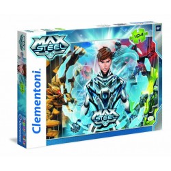 Puzle 104 gab. Clementoni Puzzle Max Steel Maximize 104 pcs 27895