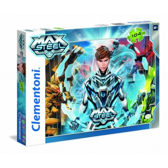 Puzle 104 gab. Clementoni Puzzle Max Steel Maximize 104 pcs 27895