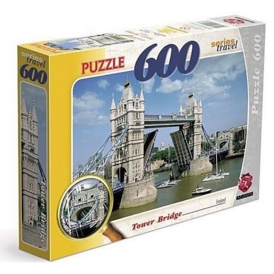 Puzle 600 gab. Maxim Series Travell Puzzle Tower Bridge England 6000201
