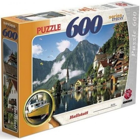 Puzle 600 gab. Maxim Series Travell Puzzle Hallstatt Austria 6000404