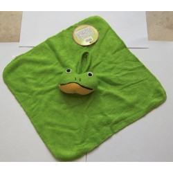 DTZ087 baby washcloth - mini towel frog