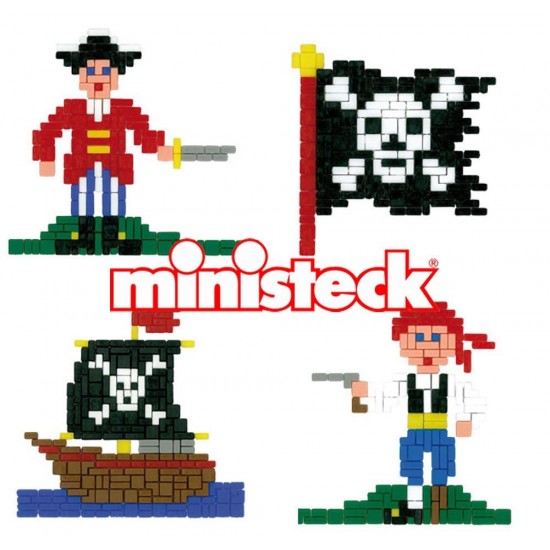 Mozaīka pikseļpuzle Ministeck Pirates 4 in 1 32533