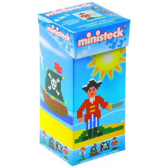 Mozaīka pikseļpuzle Ministeck Pirates 4 in 1 32533