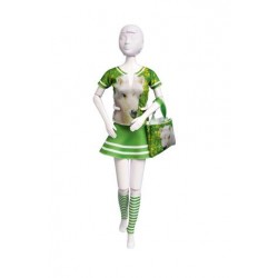 Komplekts izveido barbijas tipa lellei apģērbu Roos Dress Doll Tiny Pony RS1