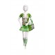 Komplekts izveido barbijas tipa lellei apģērbu Roos Dress Doll Tiny Pony RS1