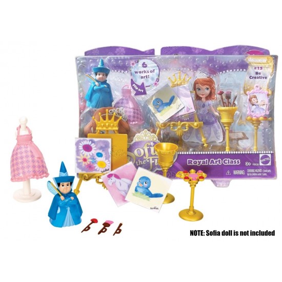 Spēļu komplekts Mattel Disney Sofia The First Royal Art Class Playset Y6636